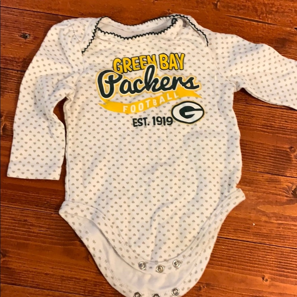 Green Bay packers onesie